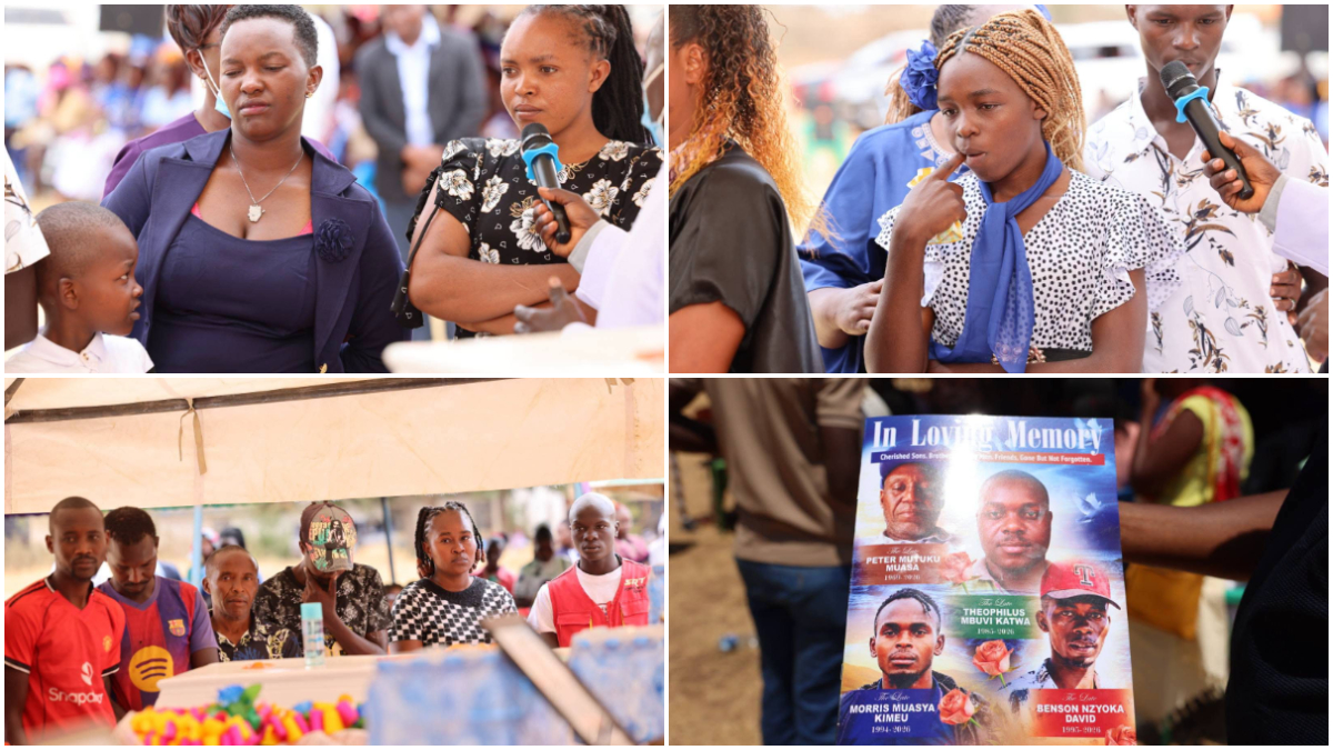 Sombre mood as 4 accident victims are laid to rest in Makueni