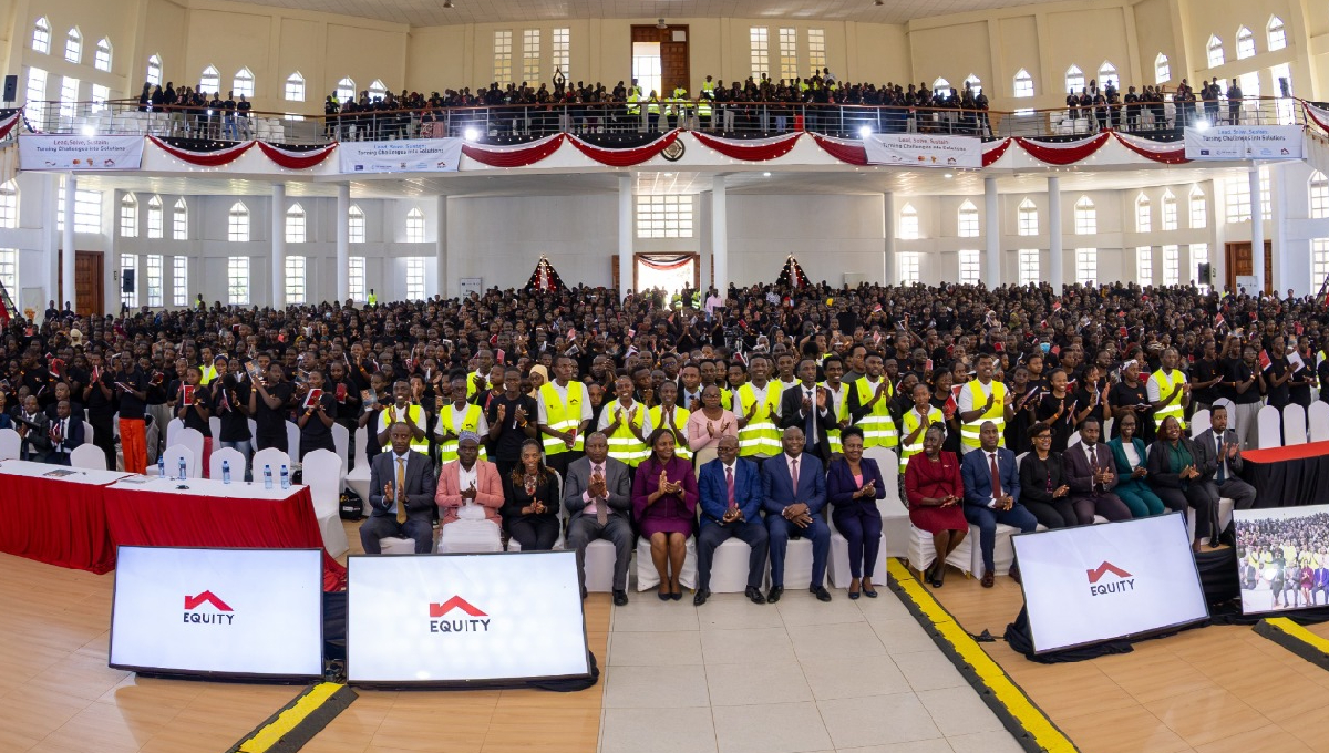 “Harness technology to address real-world problems” – Dr. James Mwangi challenges Equity scholars