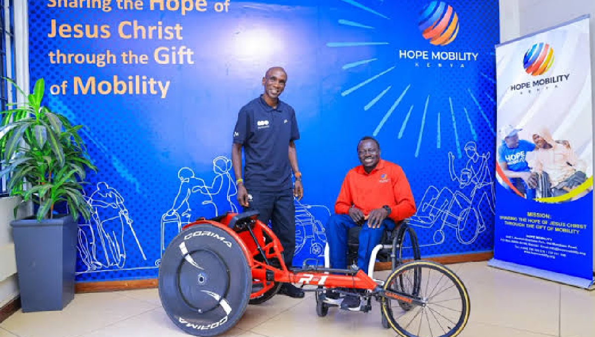 Kipchoge backs campaign to raise KSh100 million for pediatric wheelchairs ahead of Nairobi marathon