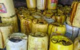 Police seize 1,260 litres of chang’aa after raiding a den along River Kangaitha