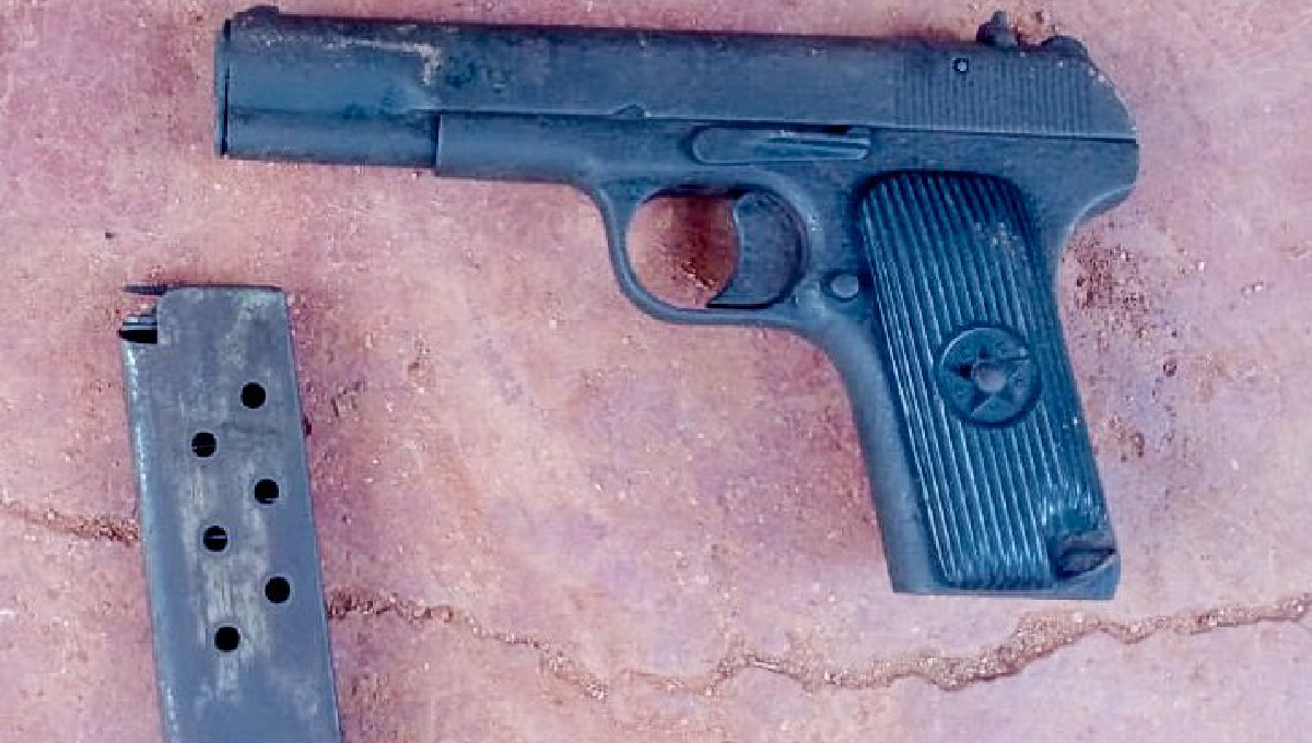 Illegal Tokarev pistol recovered in a village in Nyamira