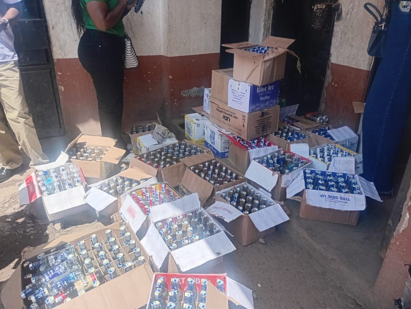 NACADA strikes in Eastleigh, seizes 868 counterfeit alcoholic drinks in major crackdown
