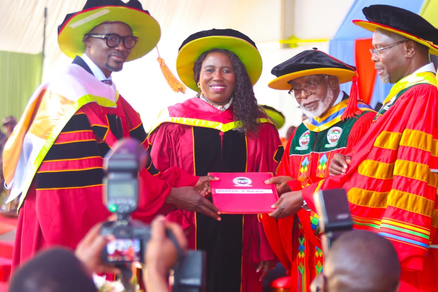 In photos: MP Didmus Barasa graduates with a PhD from Murang’a University of Technology