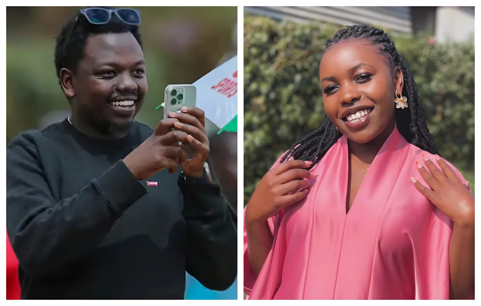 “That knife is for our wedding cake” – Teacher Cillah claps back at George Ruto and her online bullies