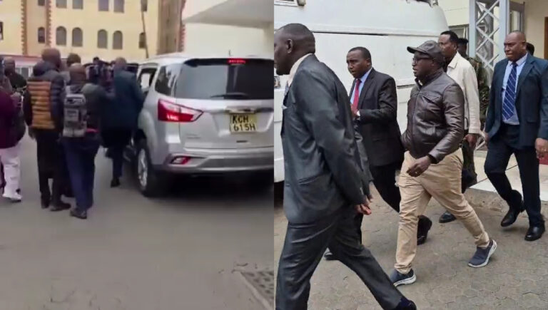 Mukurweini MP John Kaguchia arrested after an overnight standoff
