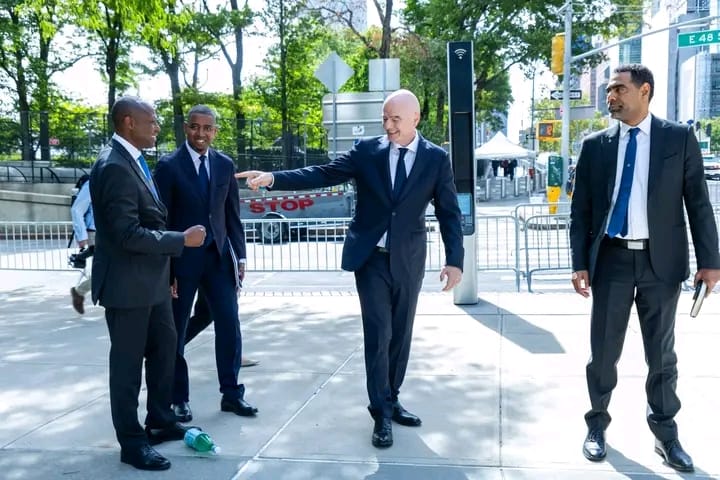 Infantino pledges FIFA support for football development in Kenya