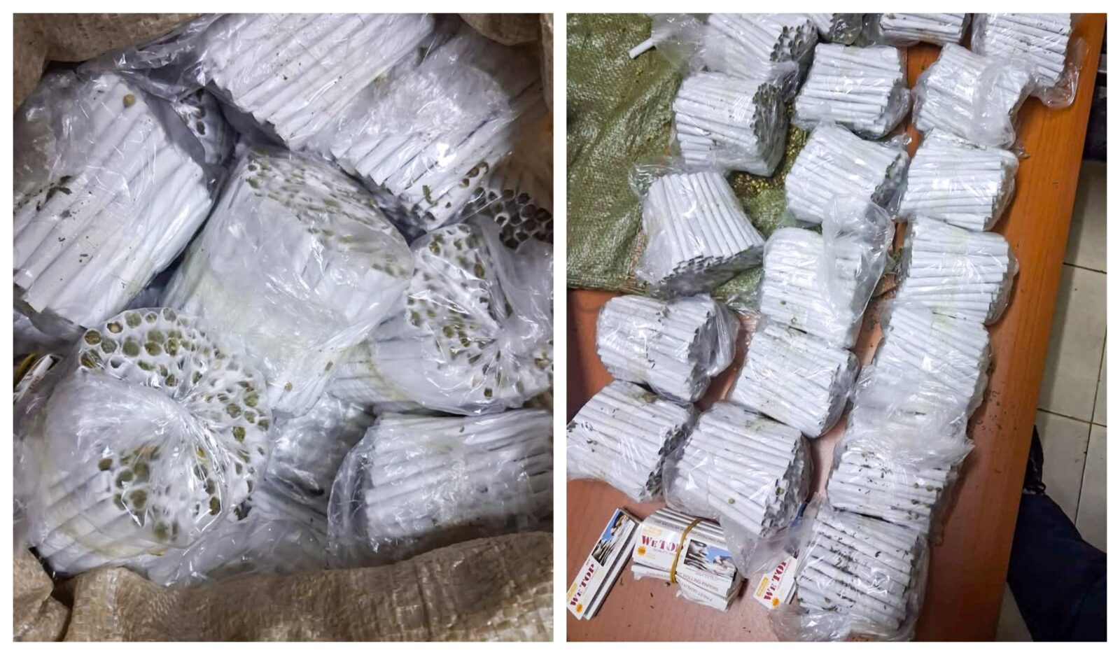 Police recover 2,900 rolls of bhang after suspect flees in Korogocho