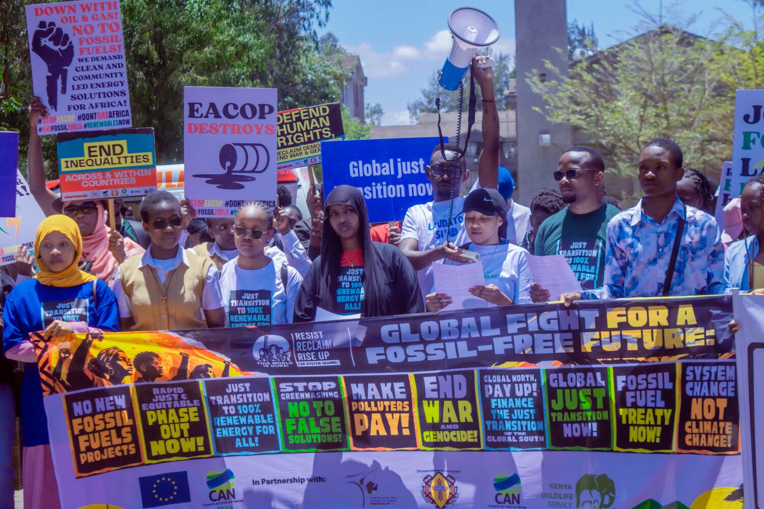 Nairobi climate walk calls for fossil-free future as East Africa expands new oil infrastructure