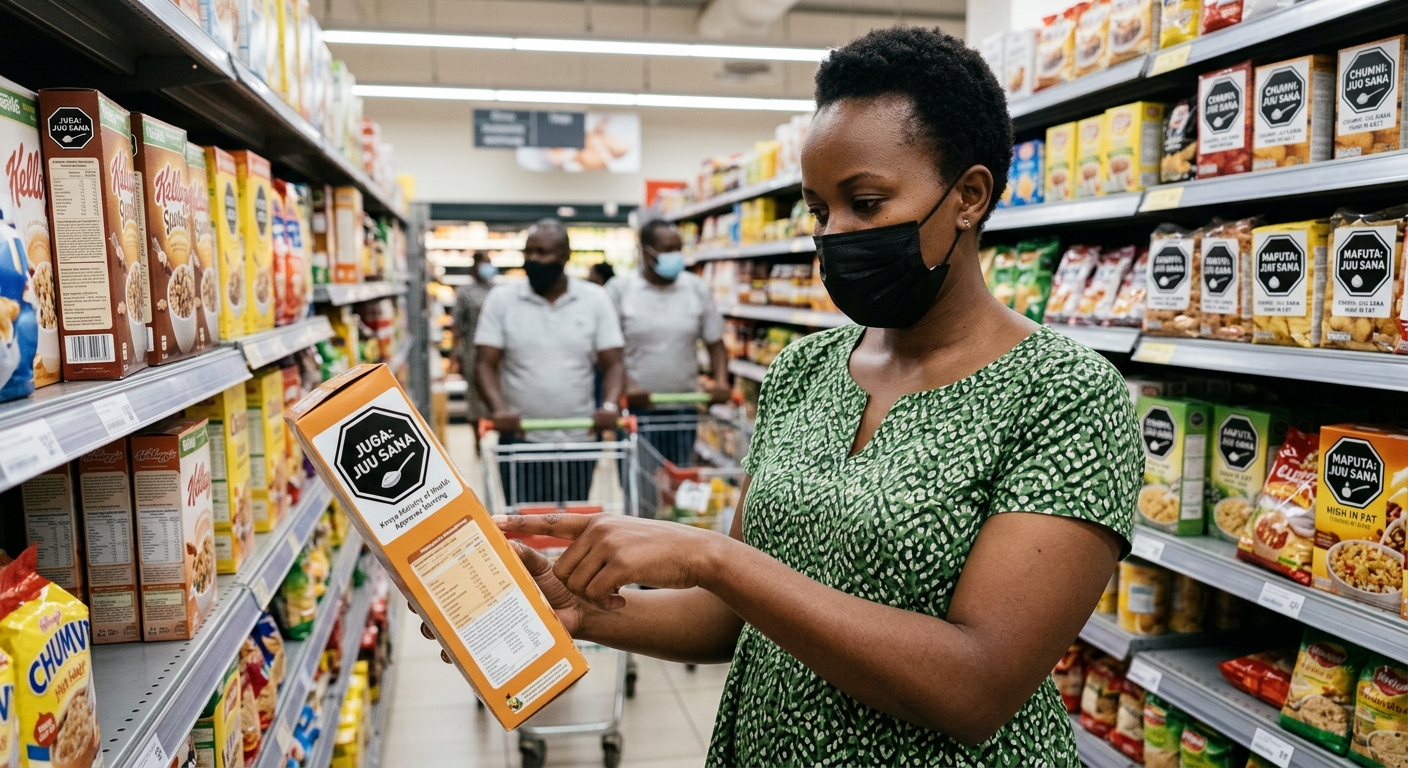 Kenya pushes for clear food warning labels to protect public health