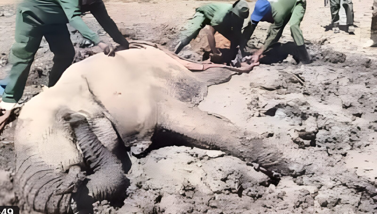 KWS rescues elephant stuck in muddy dam at Mount Kenya National Park