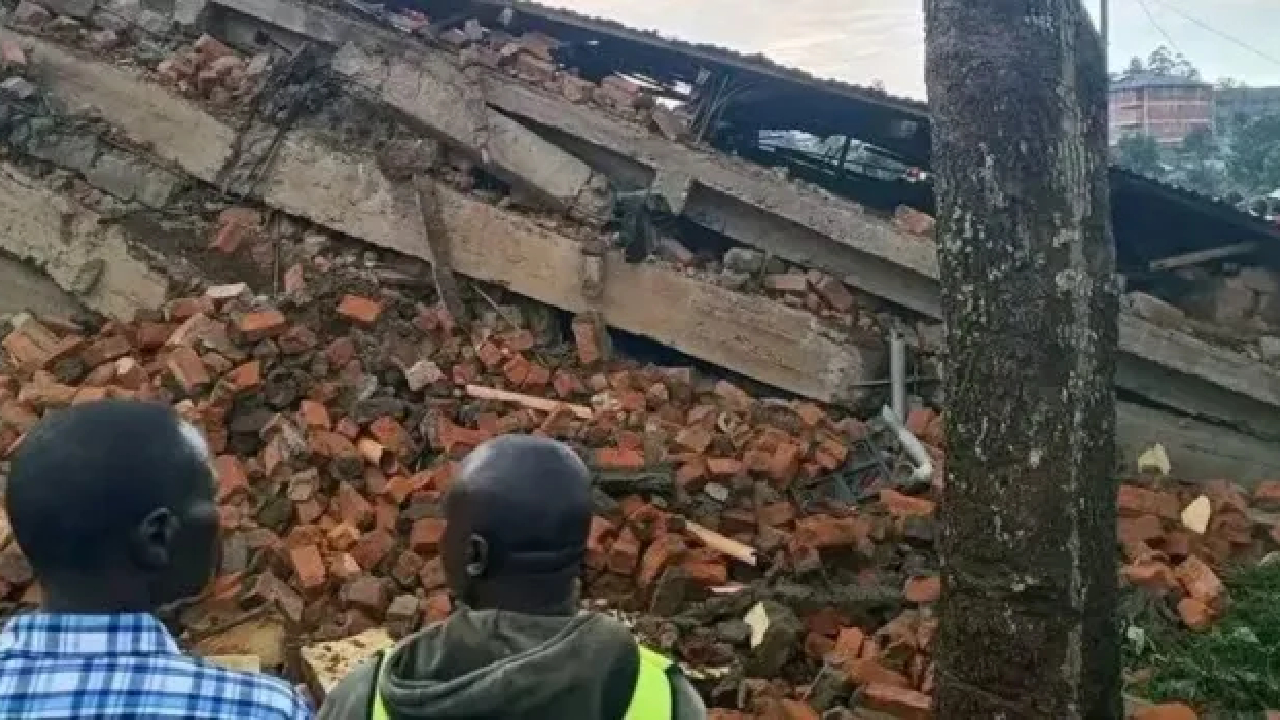 Five-storey building collapses in Ogembo, Kisii