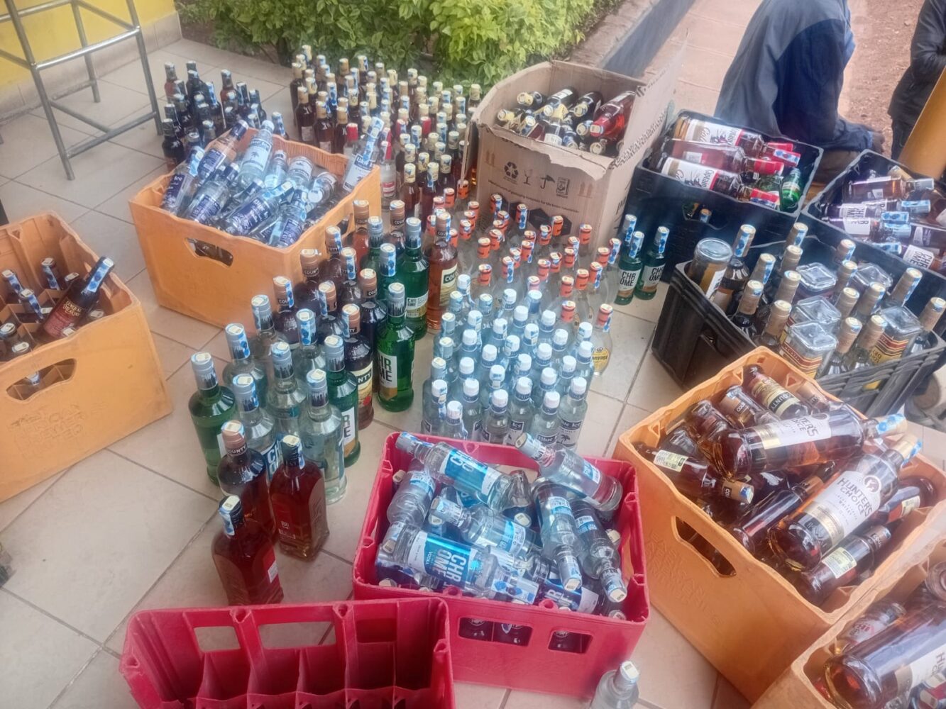 NACADA storms Kayole, seizes over 4,000 counterfeit alcoholic products in massive crackdown