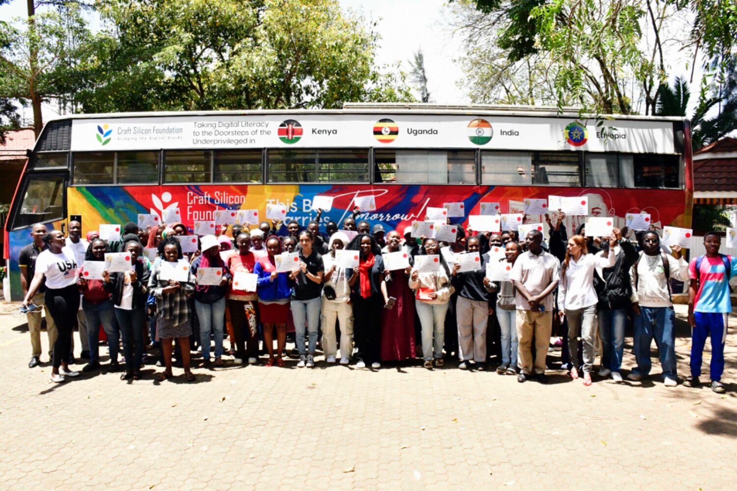 From zero to digital skills: The bus taking ICT training to the youth