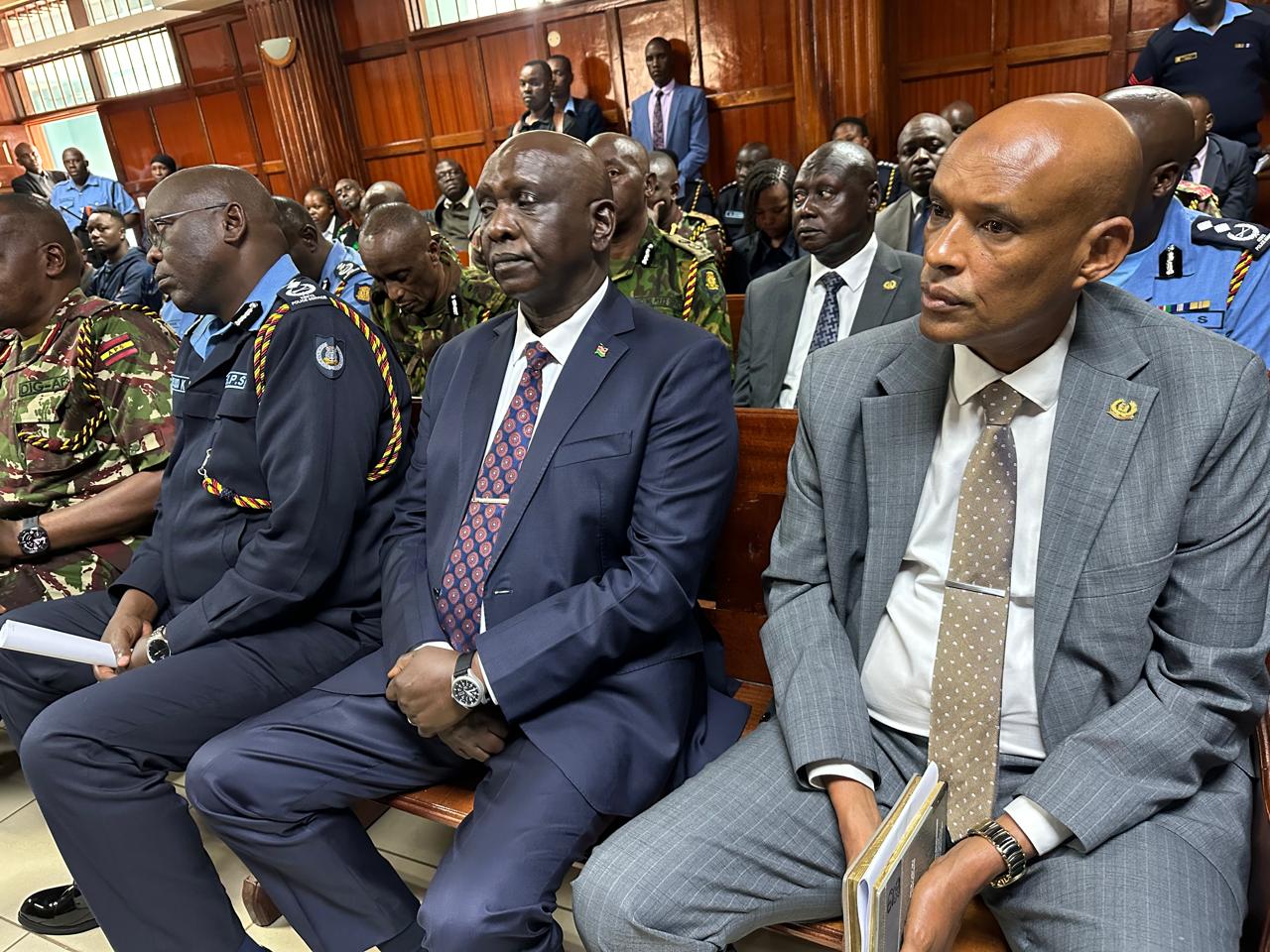 Court forgives Police IG Douglas Kanja for barricading roads during protests
