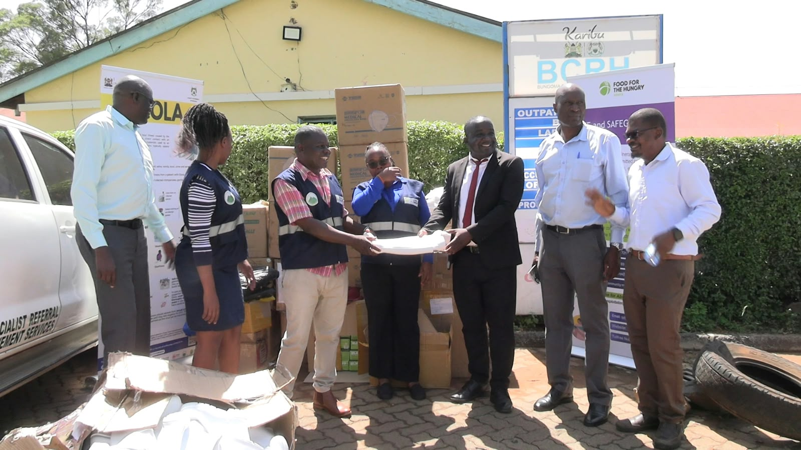 Bungoma receives PPEs to boost Ebola preparedness