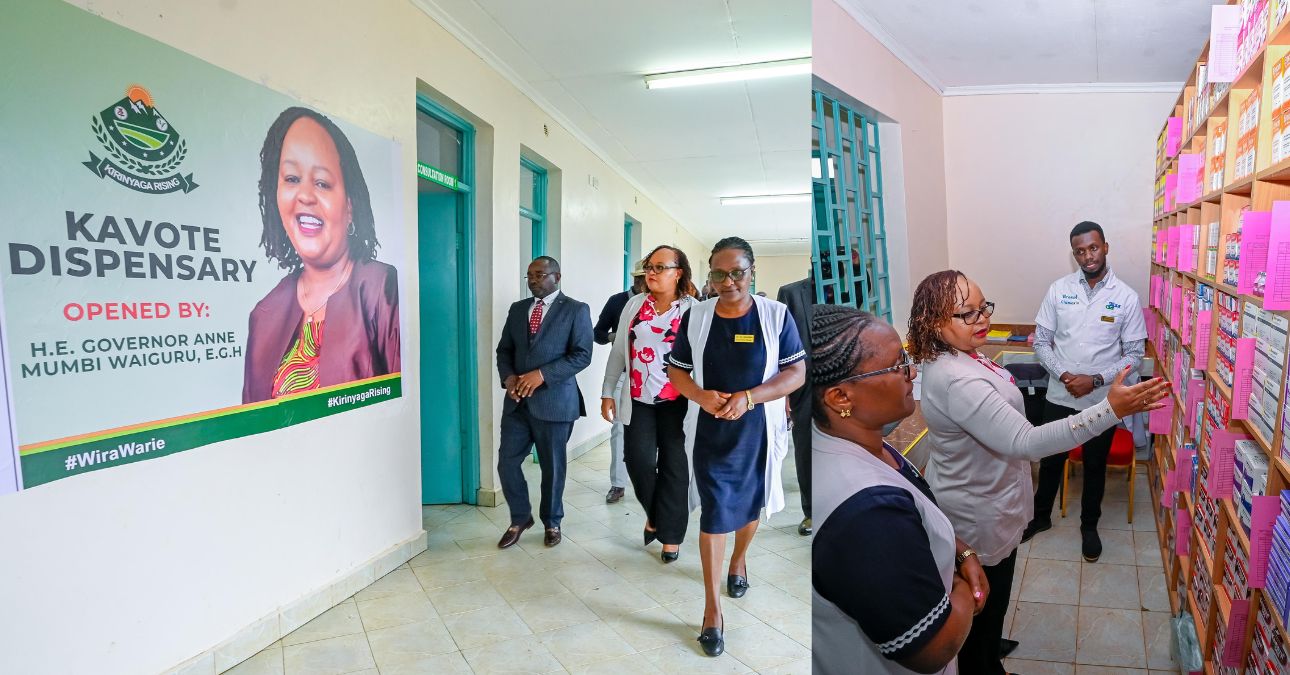 Relief for Karumandi residents as Waiguru opens new dispensary