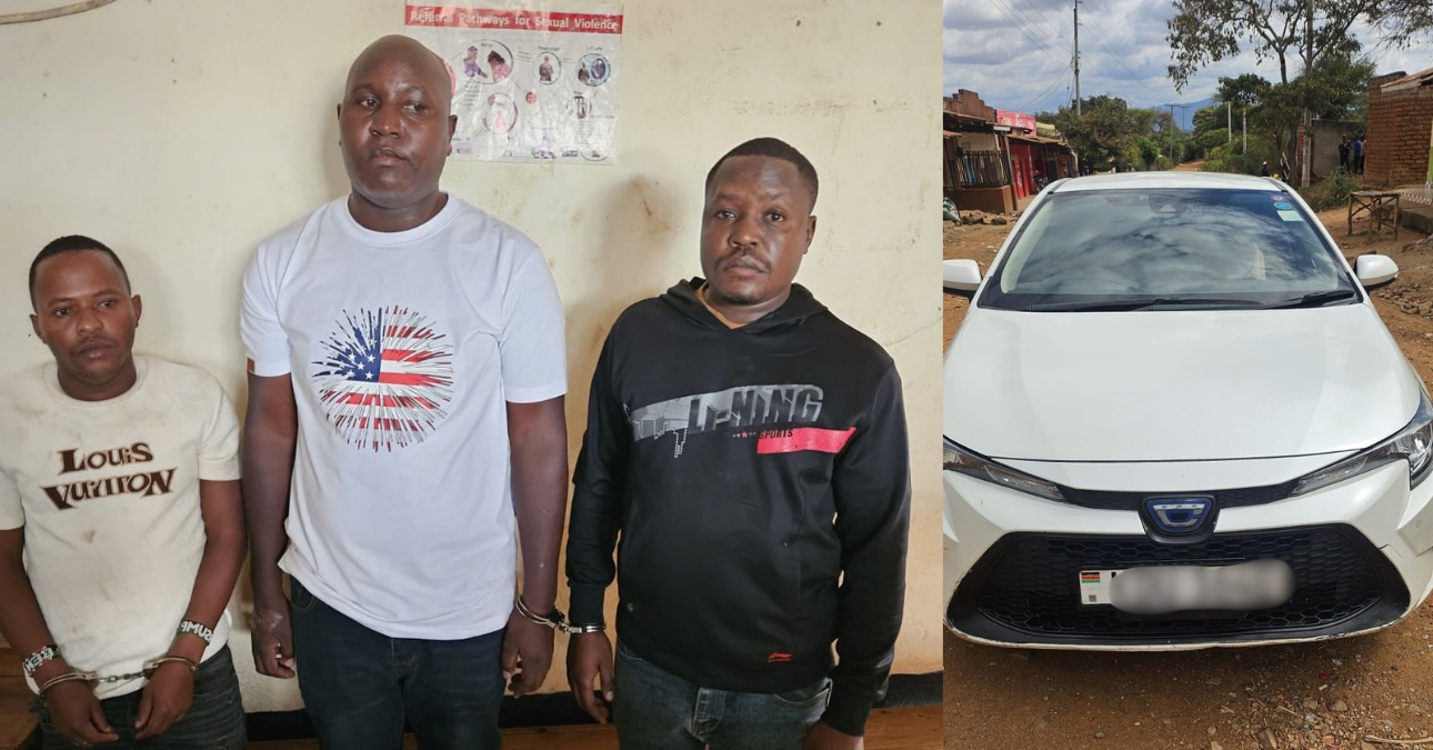 Three arrested over KSh 169,000 M-Pesa shop robbery in Machakos, stolen phone recovered