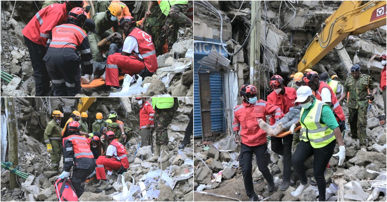 One person rescued from collapsed Eastleigh building as search for survivors continues