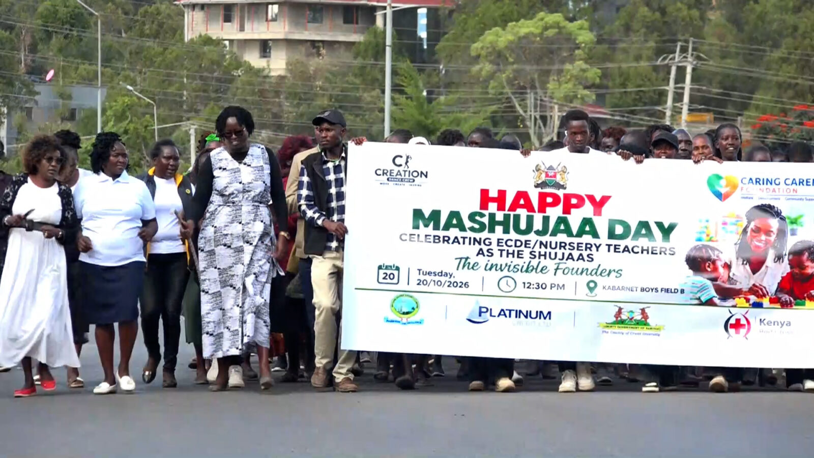Baringo celebrates 100 ECDE teachers for their oustanding contribution to early childhood education during Mashujaa Day