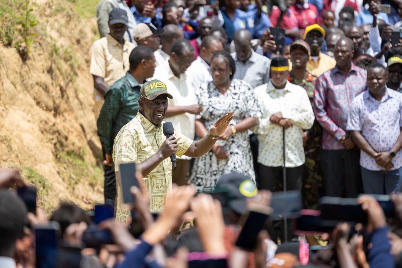 President Ruto tours West Pokot projects, hits out at opposition as Sigor meeting is disrupted