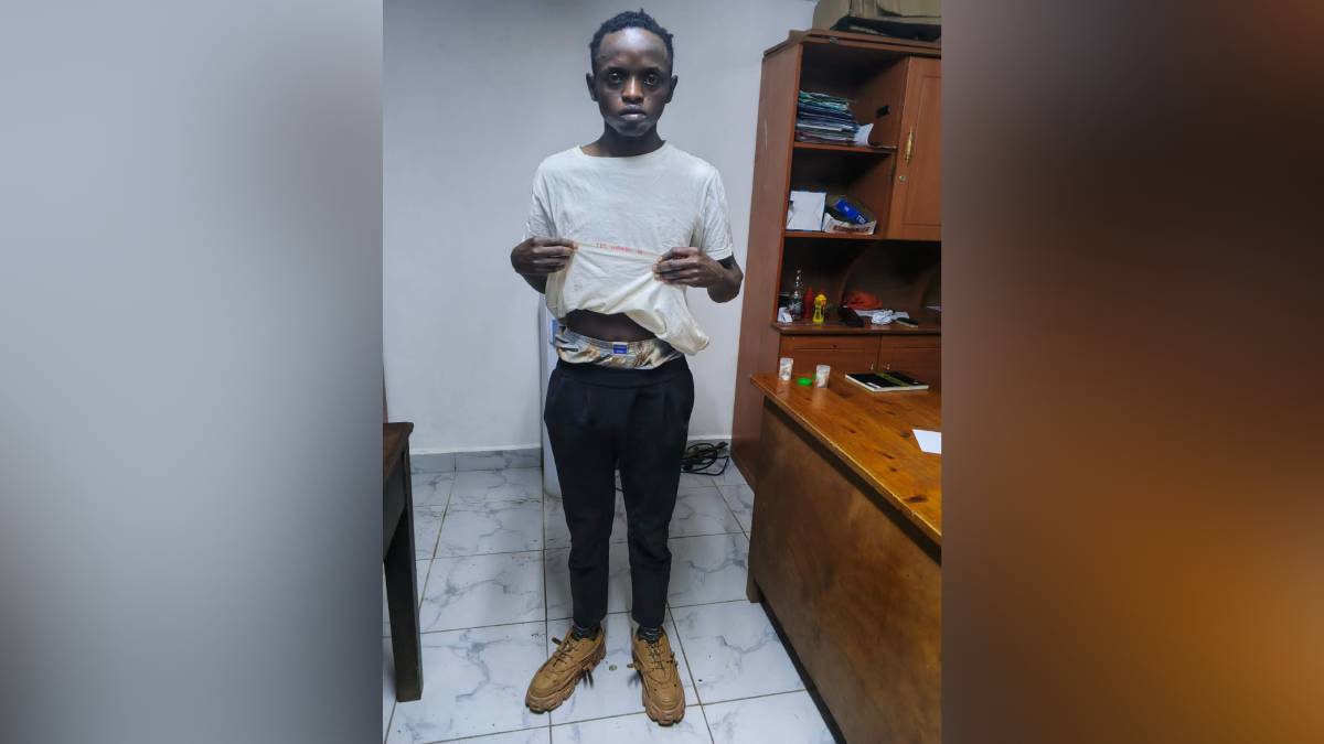 “I love you Joy but never cheat, am sorry” – Nakuru man suspected of killing girlfriend then scribbling chilling message on the wall using her blood arrested