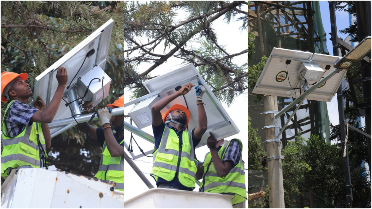 Sakaja: Nairobi rolls out solar streetlights across highways, estates and informal settlements; trackers to curb vandalism