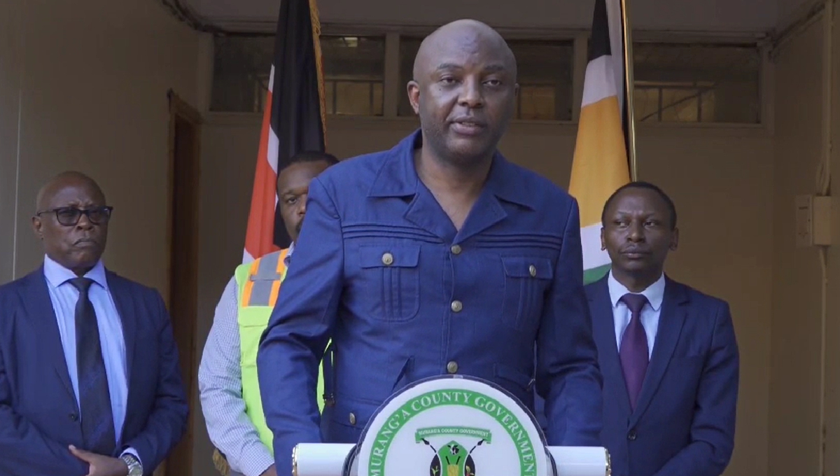 Governor Irungu Kang’ata protests shutdown of Murang’a’s Afya.ke health system