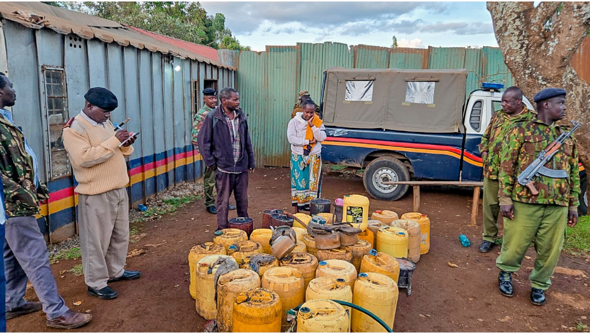 Police seize 600 litres of illicit brew in Meru