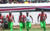 Cape Media’s Dr Ofweneke wins a fun race during Mashujaa Day celebrations
