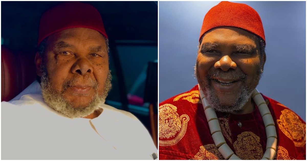 “I still have hope”: Pete Edochie, opens up about struggling to walk, sends his heartbreaking prayer to God