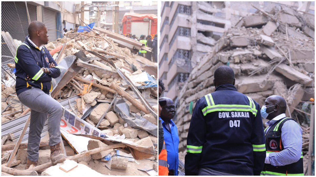 EASTLEIGH BUILDING COLLAPSE: Sakaja leads rescue operations, reiterates call for enforcement and prosecutorial powers