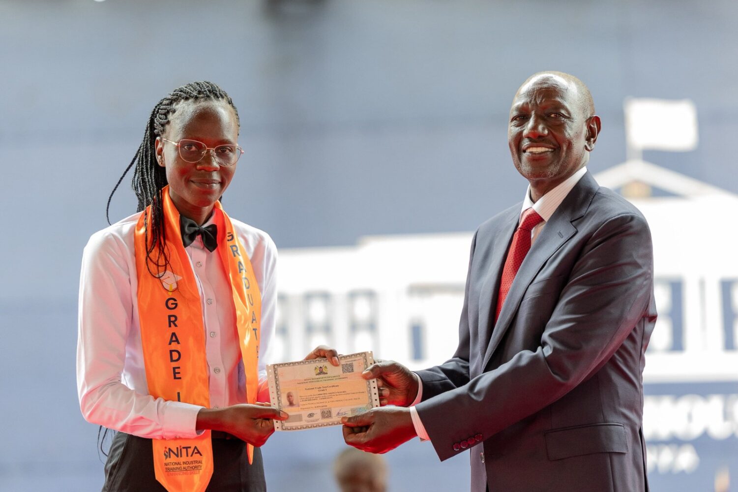 Ruto links skills certification to greater employment opportunities for Kenyan youth