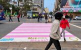 Pink zebra crossings bring breast cancer awareness to Nairobians