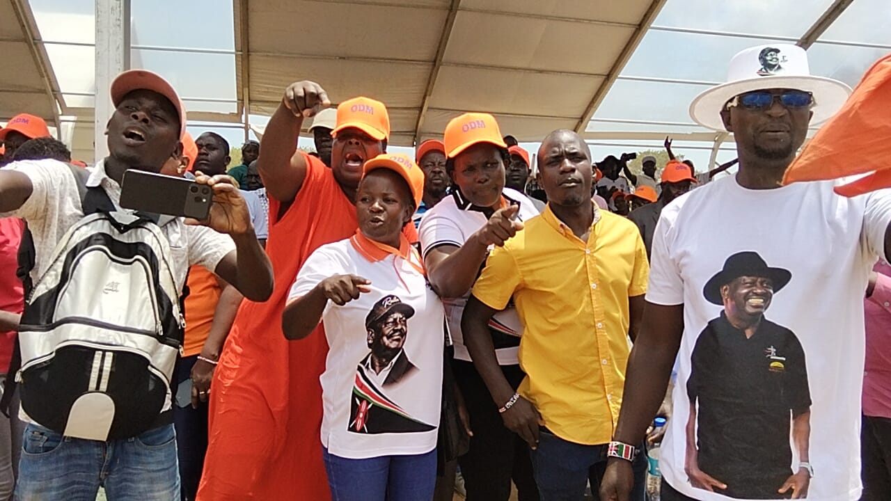 Chaos inside Migwenda Grounds as youth factions clash at Raila Odinga 1st anniversary​