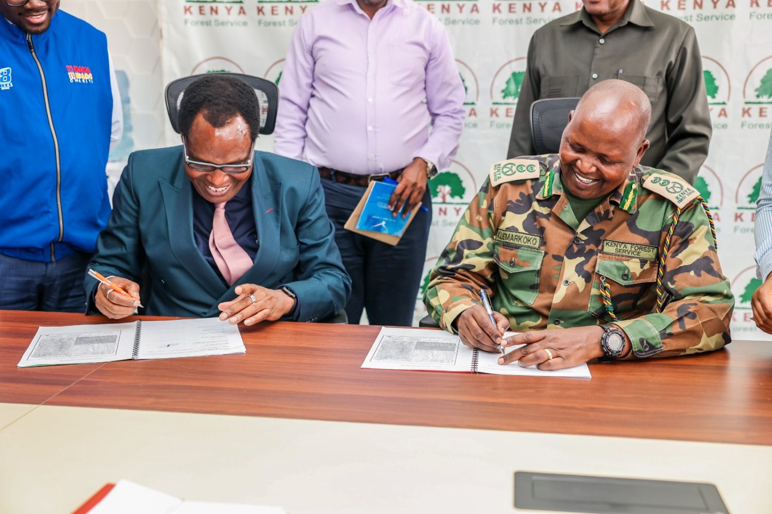 Fly748 partners with Kenya Forest Service to restore 10 acres of Ngong Forest
