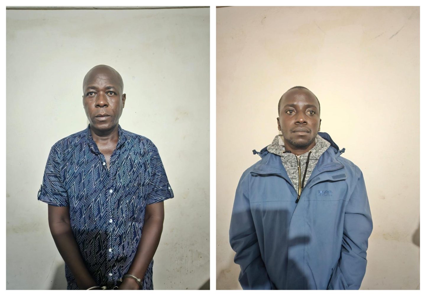 Two gangsters arrested after robbing woman of KSh1 million at gunpoint near Erusui Girls arrested
