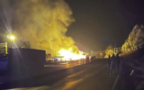 Nakuru-Eldoret Highway closed after fuel tanker explodes at Sachangwan